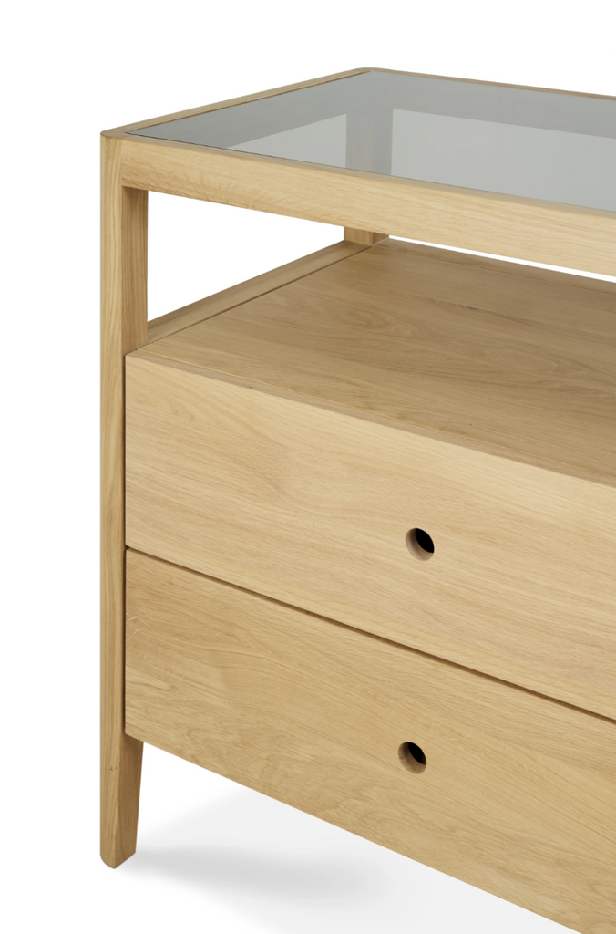 Oak Spindle Chest of Drawers