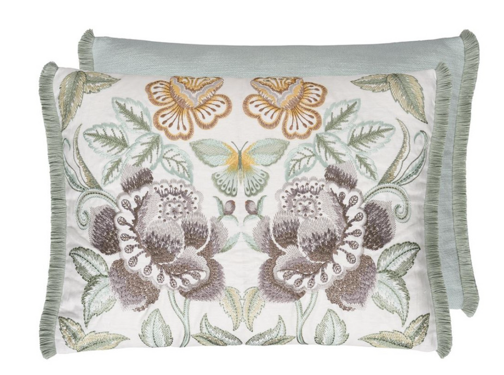 Isabel la Embroidered Cameo Cushion