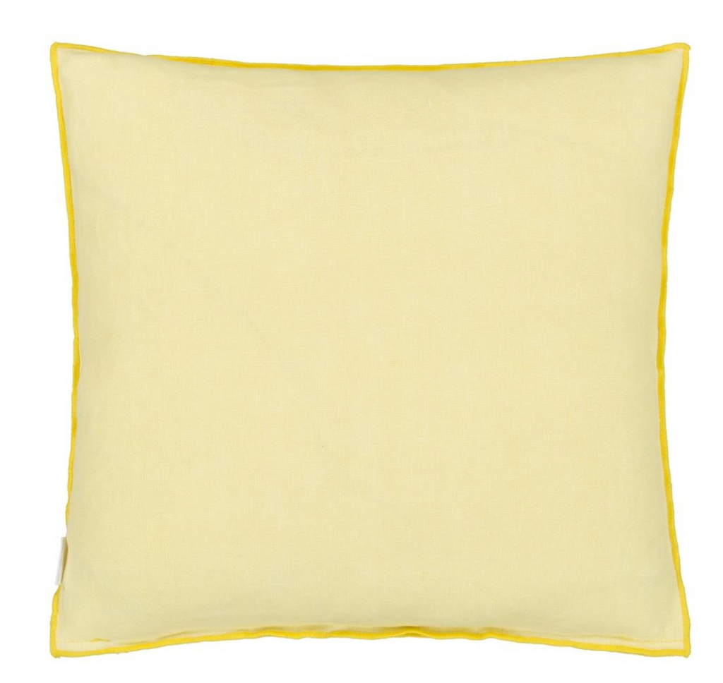 Brera Lino Mimosa & Primrose Cushion