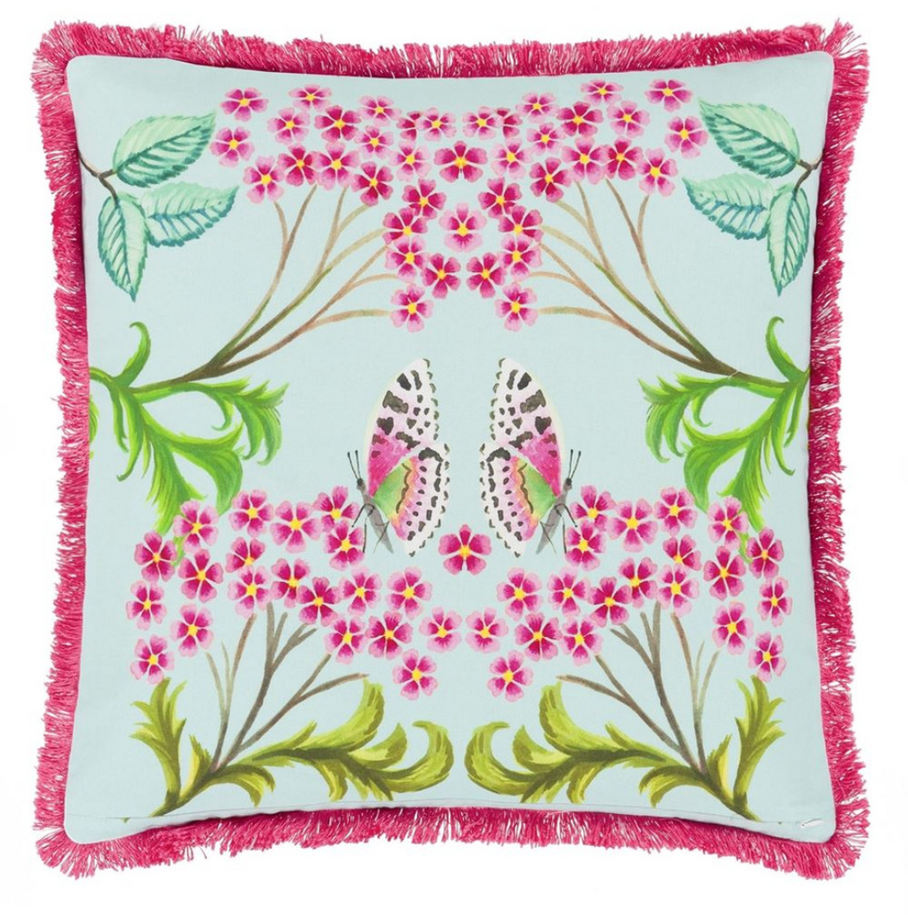 Eleonora Embroidered Alchemilla Cushion