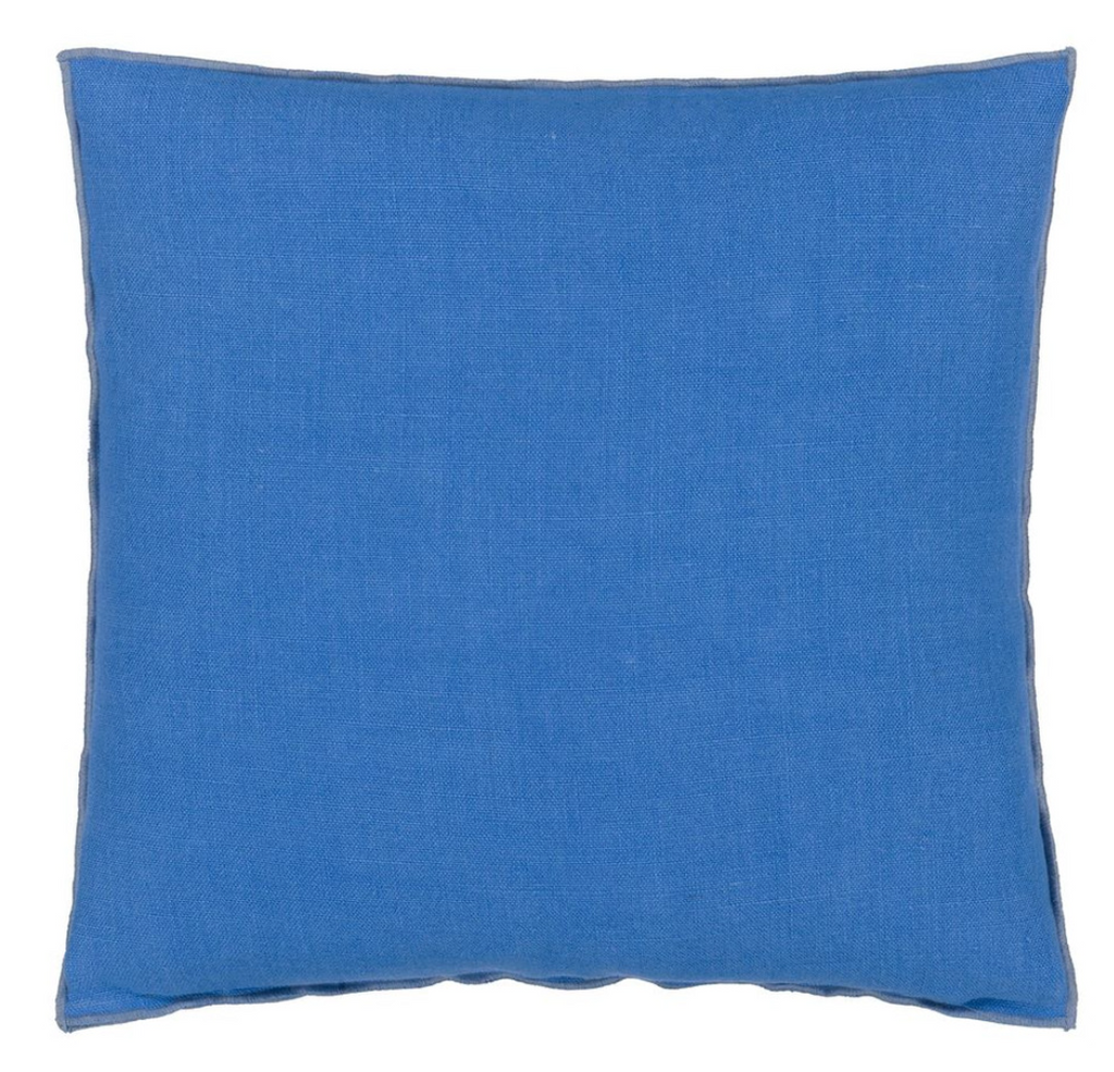 Brera Lino Cornflower & Lapis Cushion